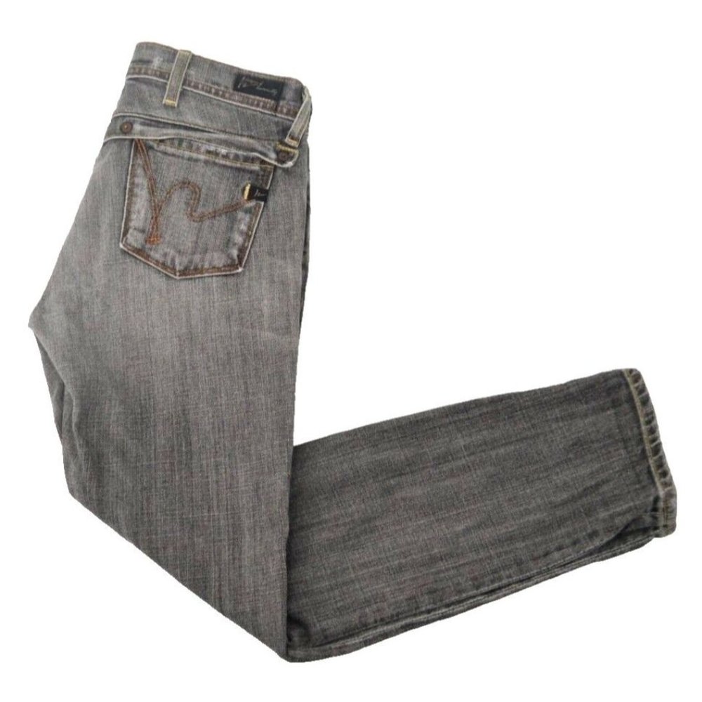 CITIZENS OF HUMANITY Women's‎ Acid Wash Skinny Ankle Jeans SIZE 25 Gray